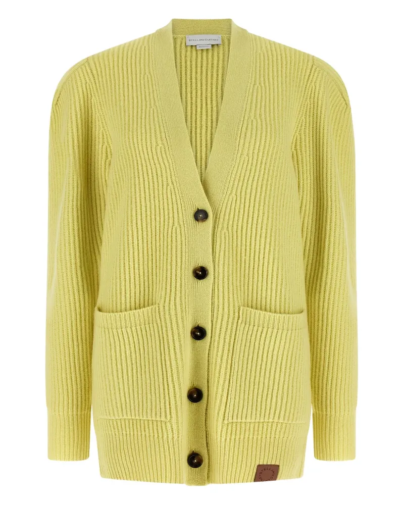 Stella McCartney V-neck pocket cardigan - Gelb Gelb