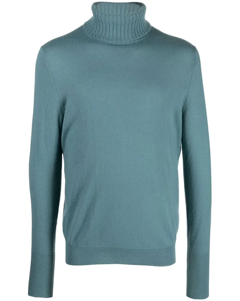 Ballantyne Kaschmirpullover mit Rollkragen - Blau Blau