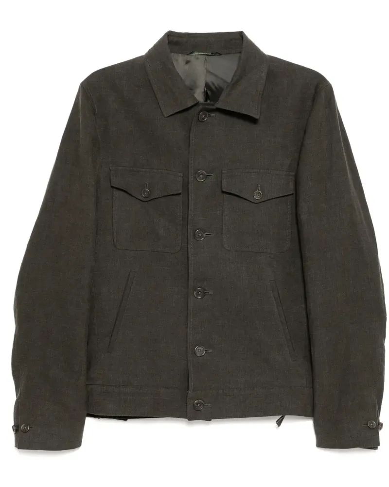 N.Peal Kurze Hemdjacke - Grün Grün