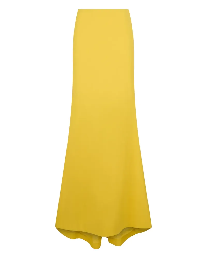 Valentino Garavani flared long skirt - Gelb Gelb