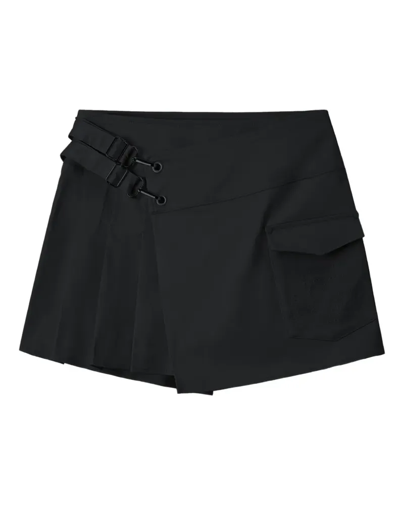 Izzue Shorts mit Schnallendetail - Schwarz Schwarz