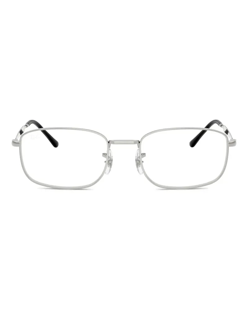 Ray Ban Eckige 'RB6533' Brille - Silber Silber