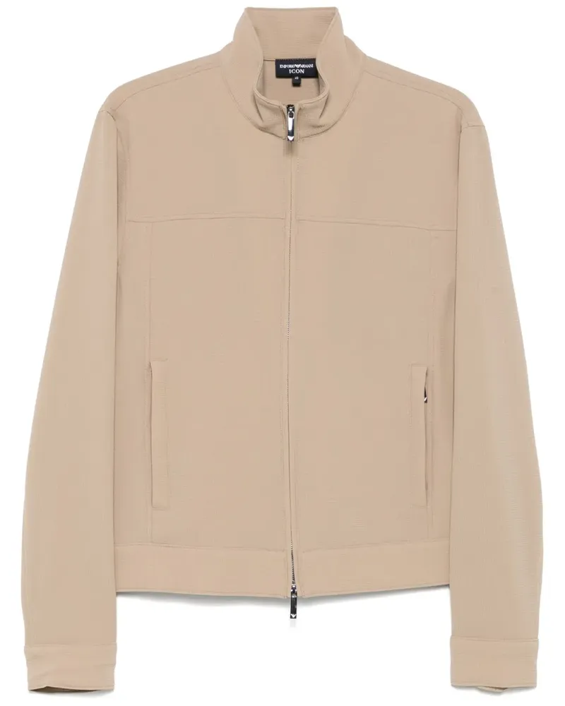Emporio Armani Texturierte Jacke - Nude Nude