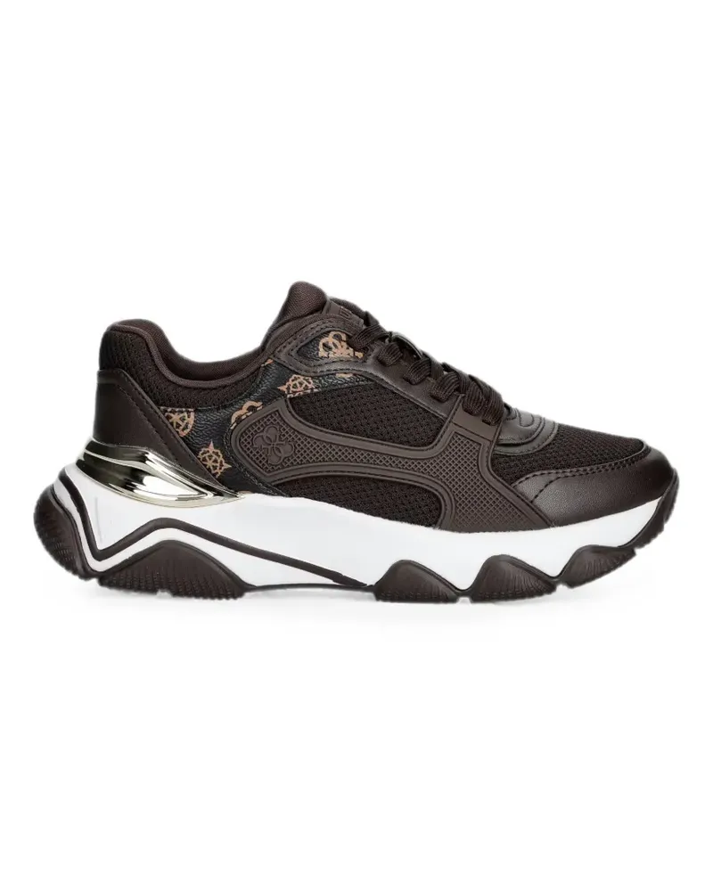 Guess Sneakers mit Kontrasteinsätzen - Braun Braun