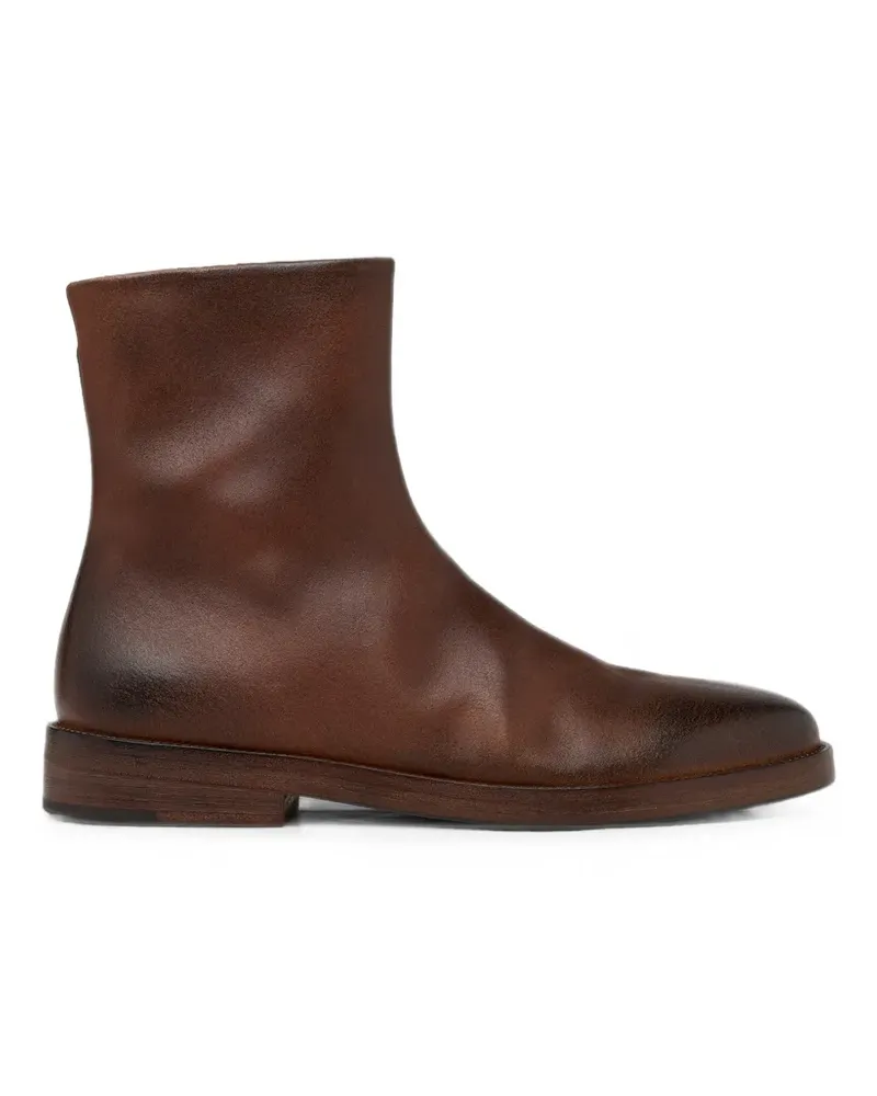 Marsèll Stiefel aus Leder mit Antik-Finish - Braun Braun