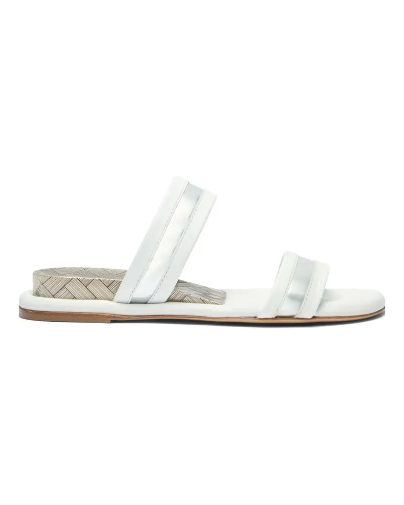 Casadei Zeppa Blade Reflex sandals - Weiß Weiß