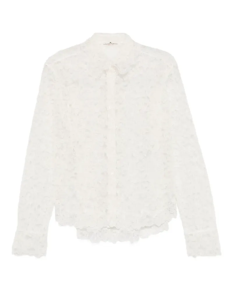 Ermanno Scervino Hemd mit Spitze-Overlay - Nude Nude