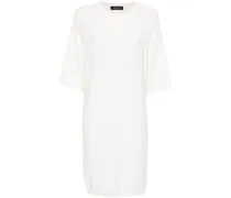 Pulloverkleid mit Pailletten - Weiß