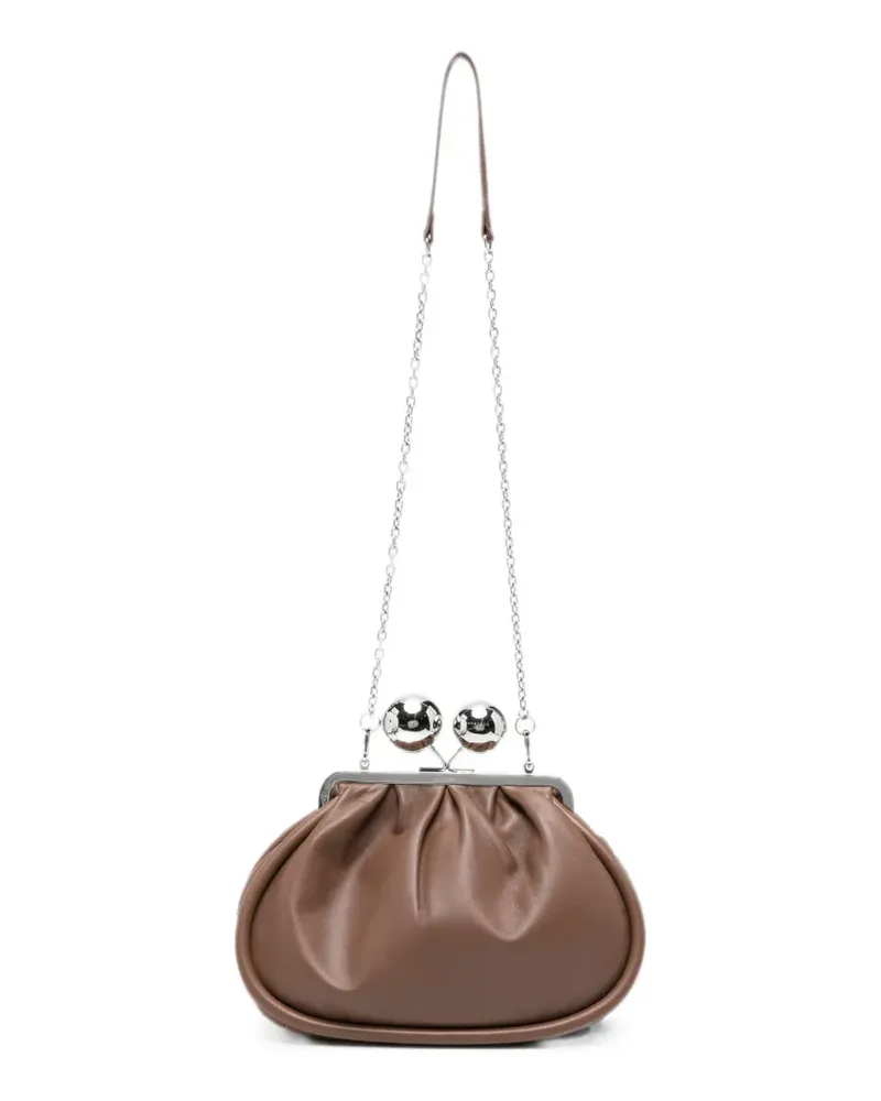 Max Mara Pasticcino leather shoulder bag - Nude Nude