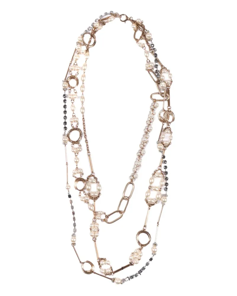 Max Mara Jabot necklace - Gold Gold