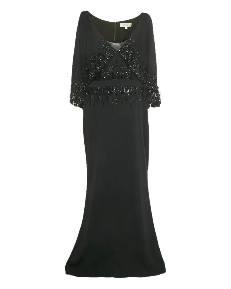 Badgley Mischka embellished maxi dress - Schwarz Schwarz