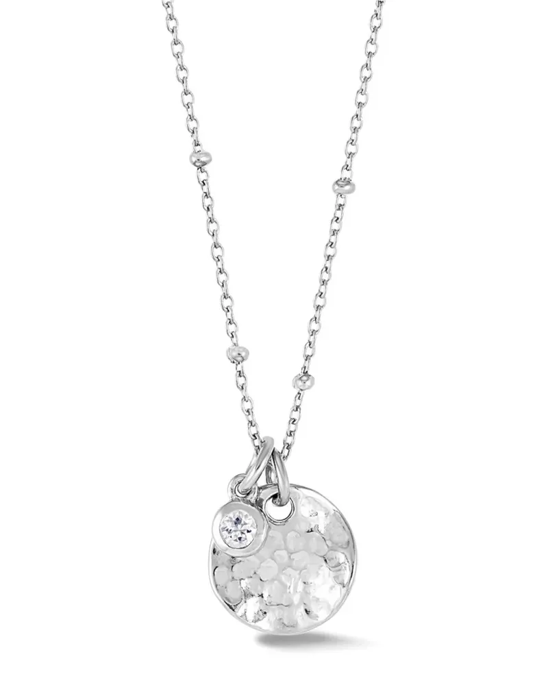 Dower & Hall Halskette mit Saphir - Silber Silber