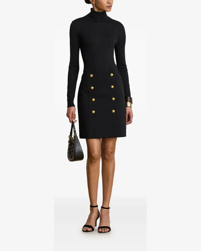 Ralph Lauren Rock in Wickeloptik - Schwarz Schwarz