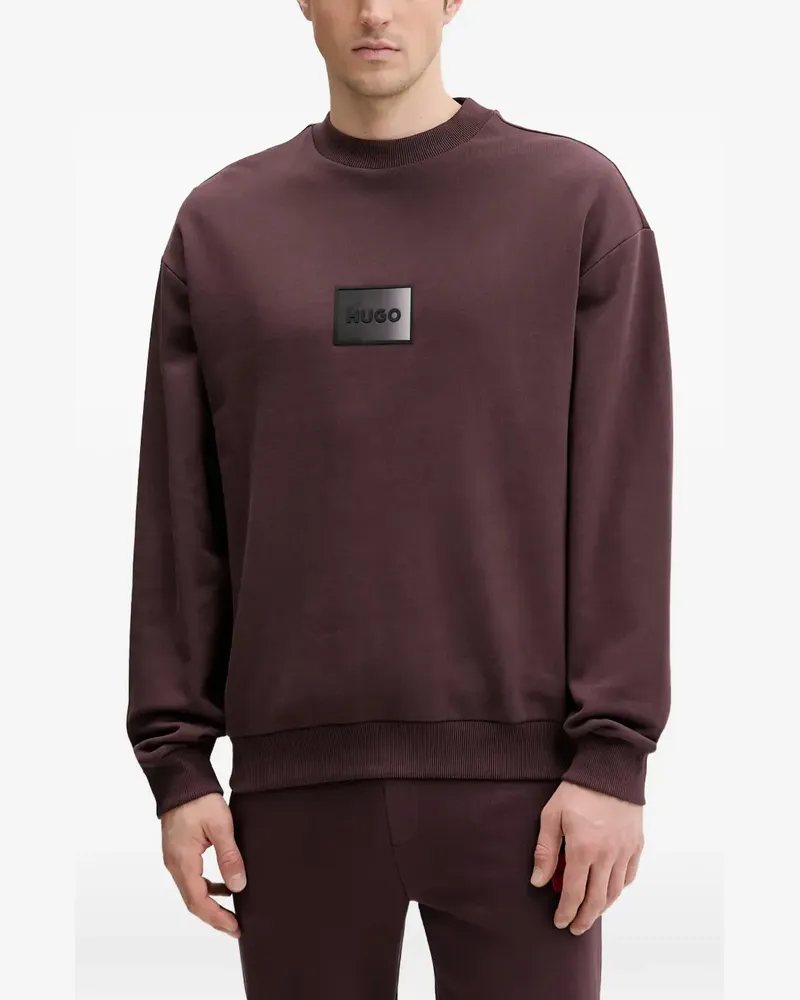 HUGO BOSS logo-detail sweatshirt - Braun Braun
