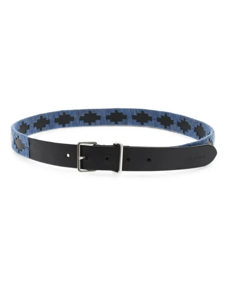 Dsquared2 logo-debossed belt - Blau Blau