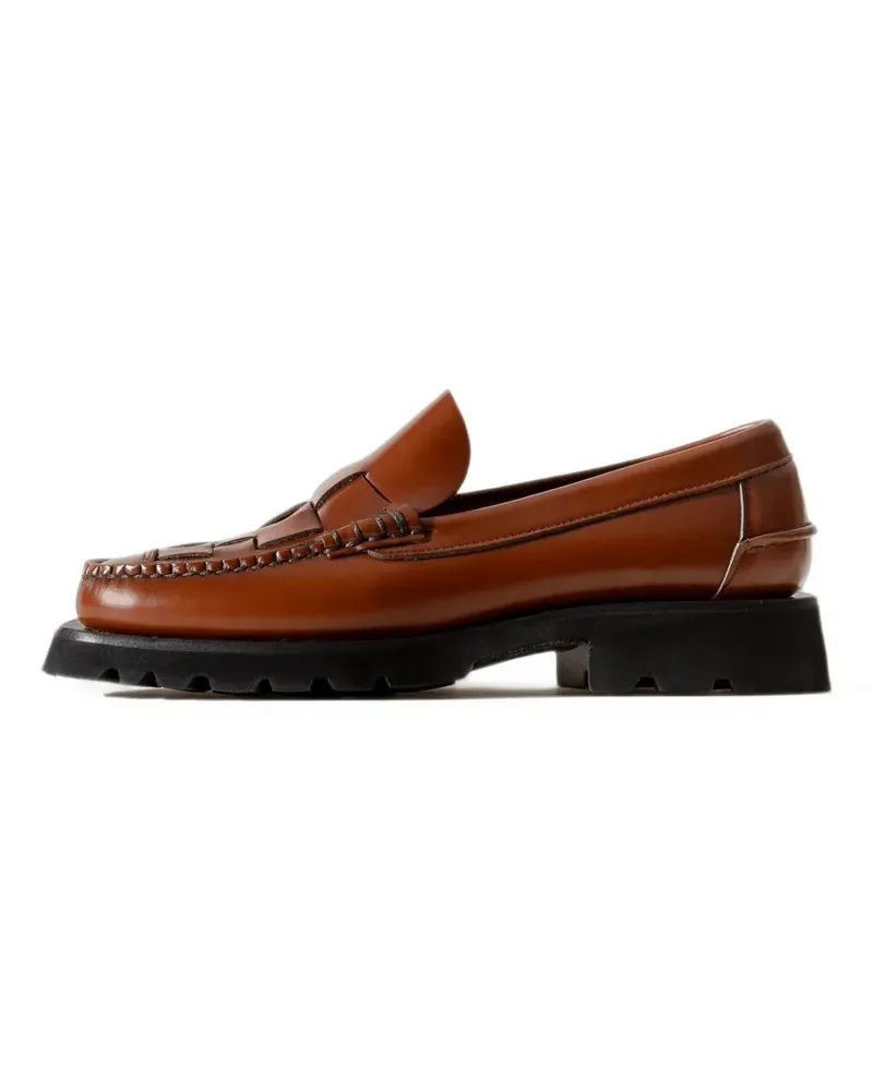 HEREU Nombela Sport interwoven loafers - Braun Braun