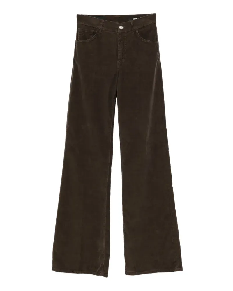 Dondup Weite Amber Hose in Cordoptik - Braun Braun