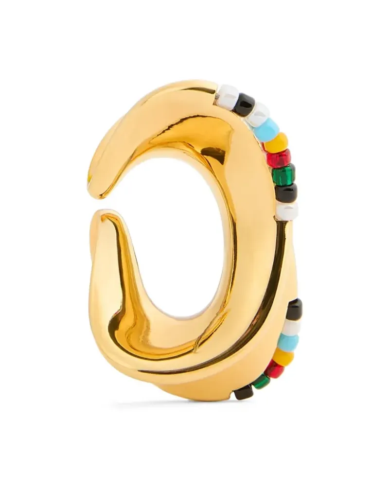 KHAITE Beaded Ear Cuff mit Perlen - Gold Gold