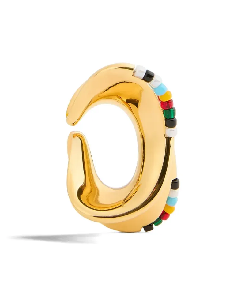 KHAITE Beaded Ear Cuff mit Perlen - Gold Gold
