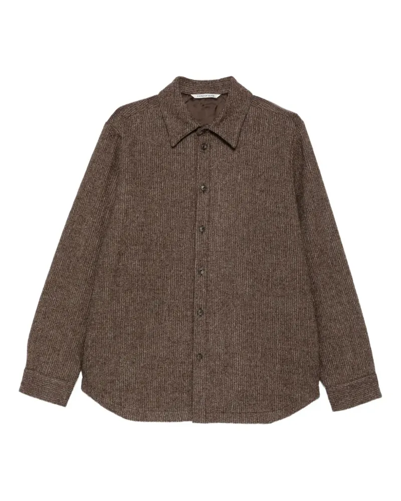 A Kind Of Guise Gestreifte Marani Hemdjacke - Braun Braun