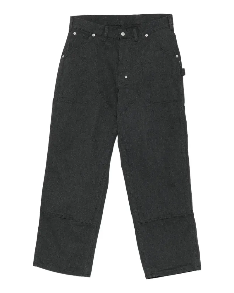 Neighborhood double-knee straight-leg jeans - Schwarz Schwarz