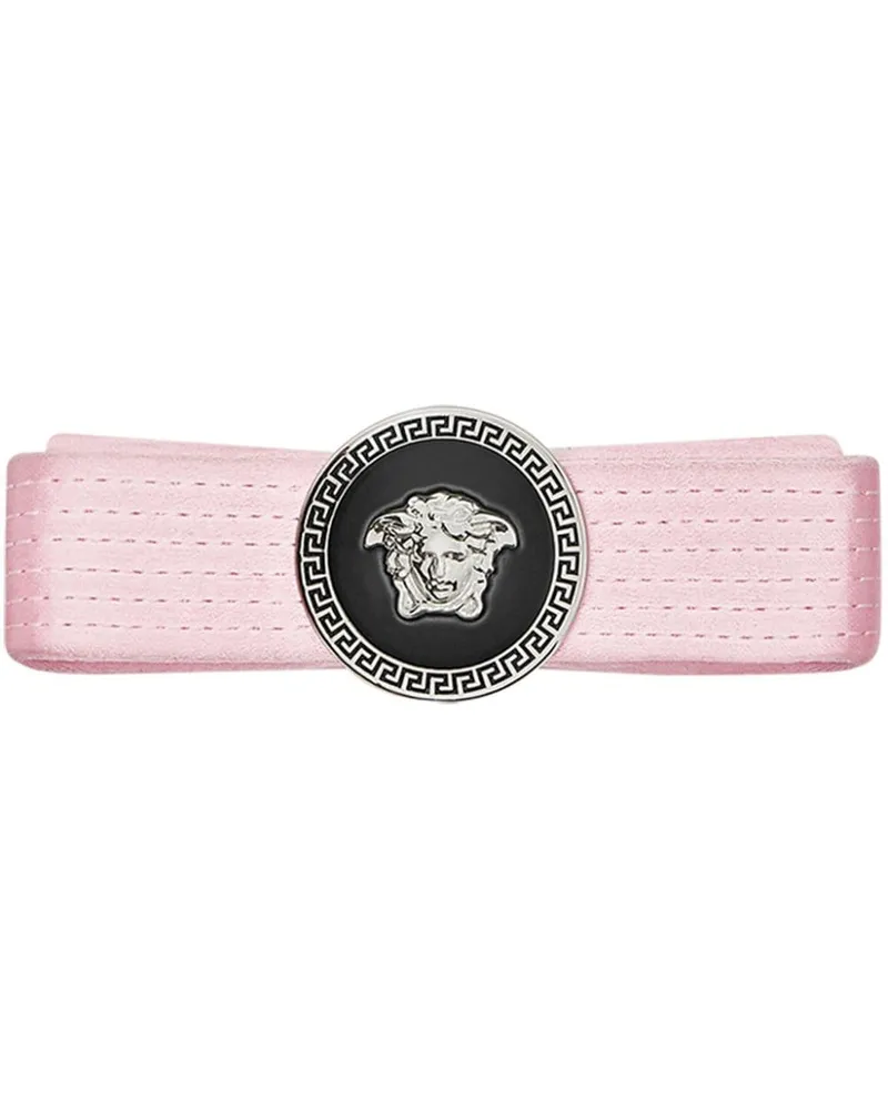 Versace Haarspange mit Medusa - Rosa Rosa