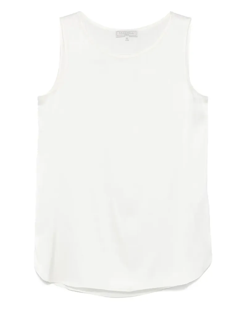 Antonelli Firenze Tanktop aus Satin - Weiß Weiß