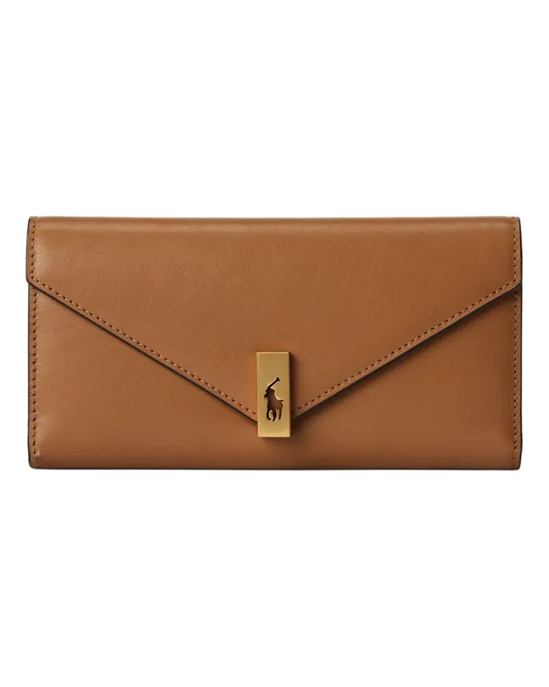 Ralph Lauren envelope-leather wallet - Braun Braun