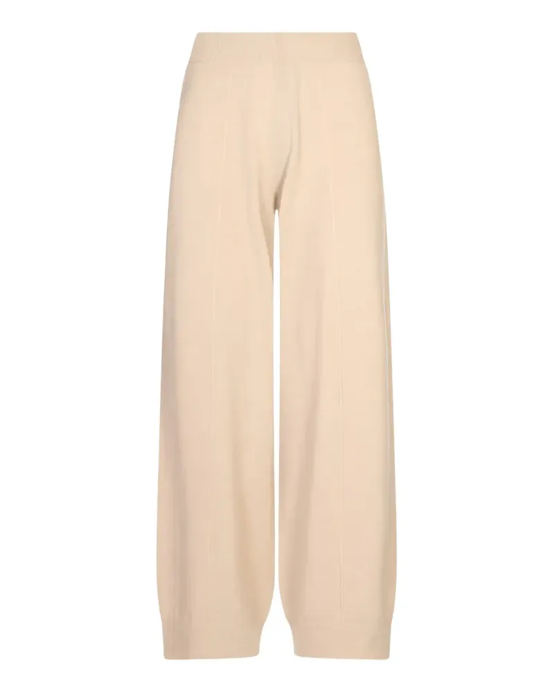 Fabiana Filippi Weite Hose mit Perlenverzierung - Nude Nude