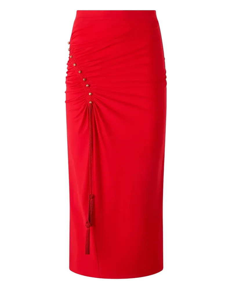 Roberto Cavalli Geraffter Rock - Rot Rot