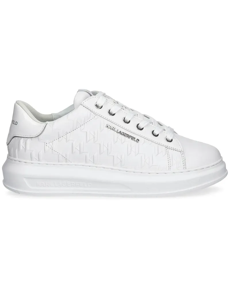 Karl Lagerfeld K/Monogram Kapri Sneakers - Weiß Weiß