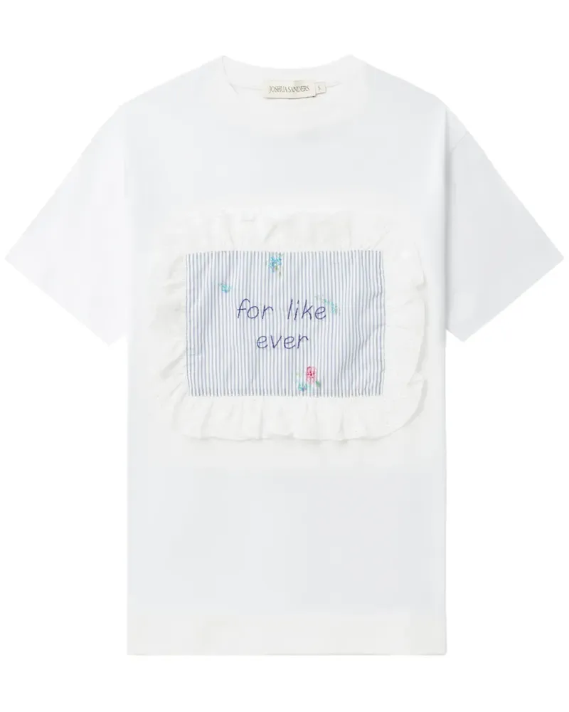 Joshua Sanders For Like Ever T-Shirt - Weiß Weiß