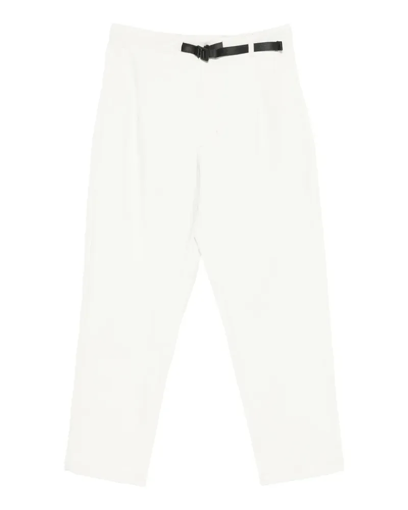 Goldwin one tuck tapered stretch trousers - Nude Nude