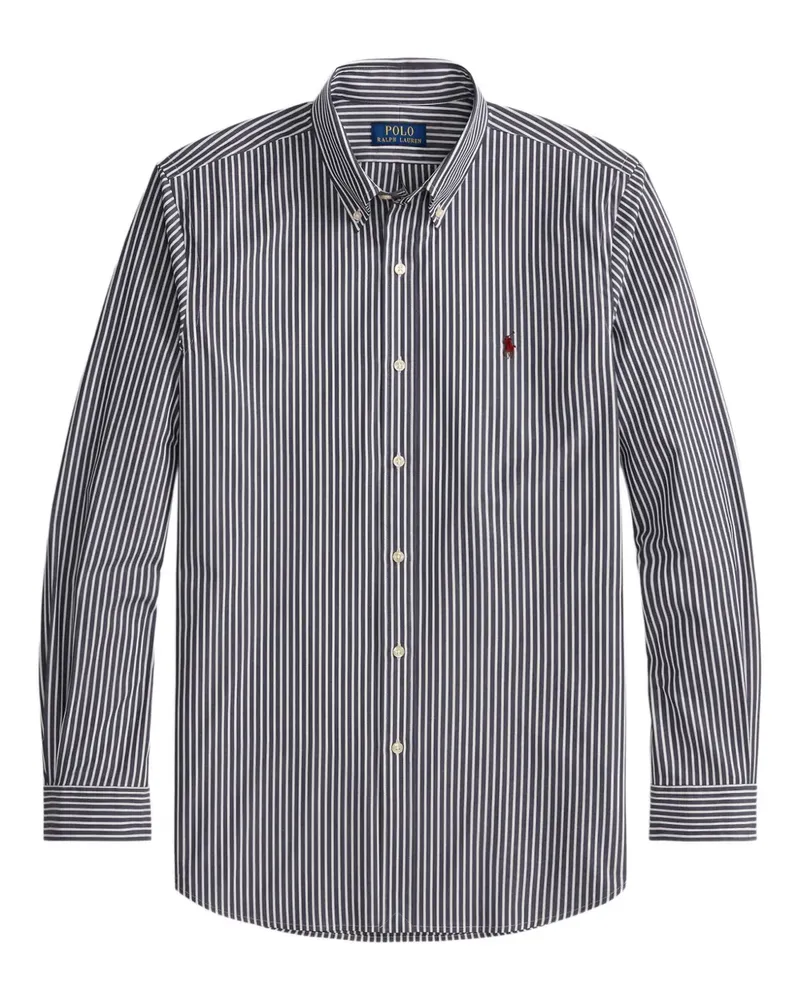 Ralph Lauren Gestreiftes Button-down-Hemd - Blau Blau