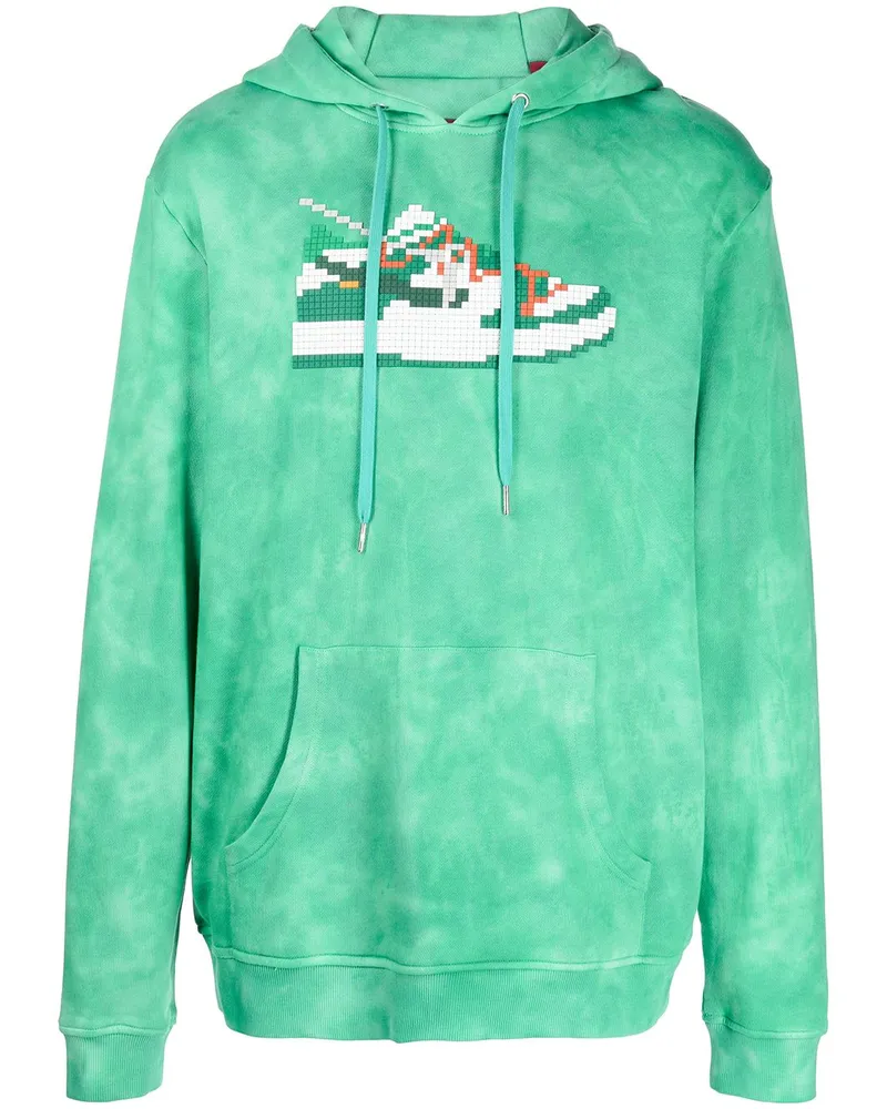 Mostly Heard Rarely Seen Dunk Hoodie mit Batikmuster - Grün Grün