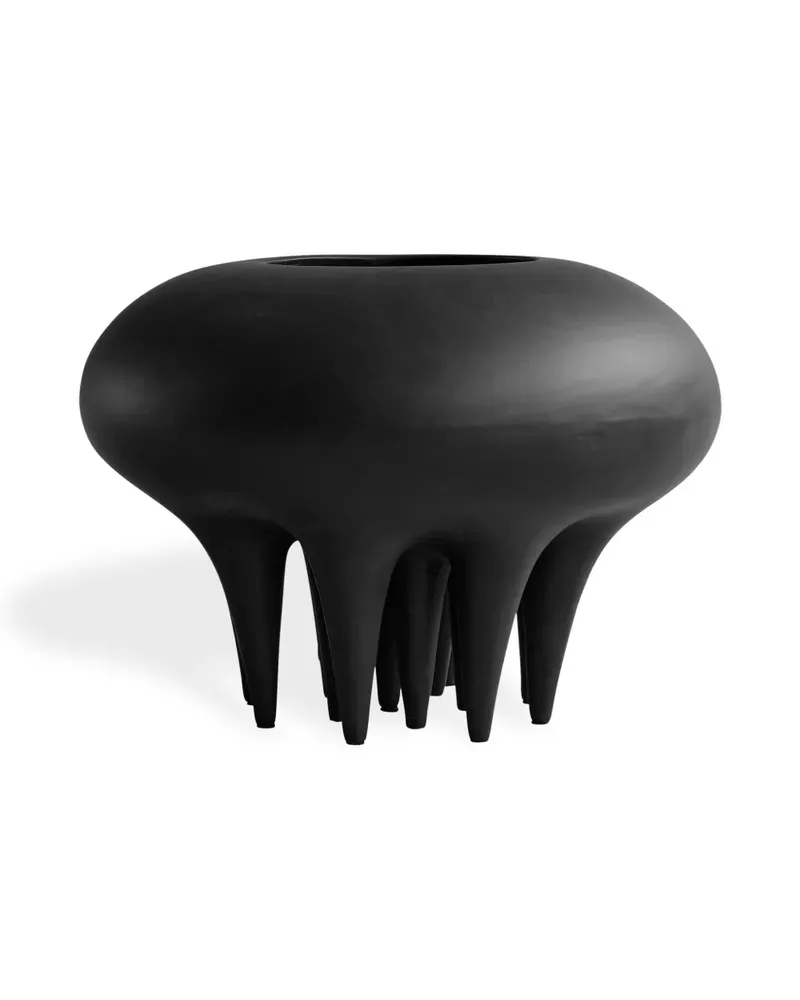 101 Copenhagen Große Medusa Vase (26cm x 35cm) - Schwarz Schwarz
