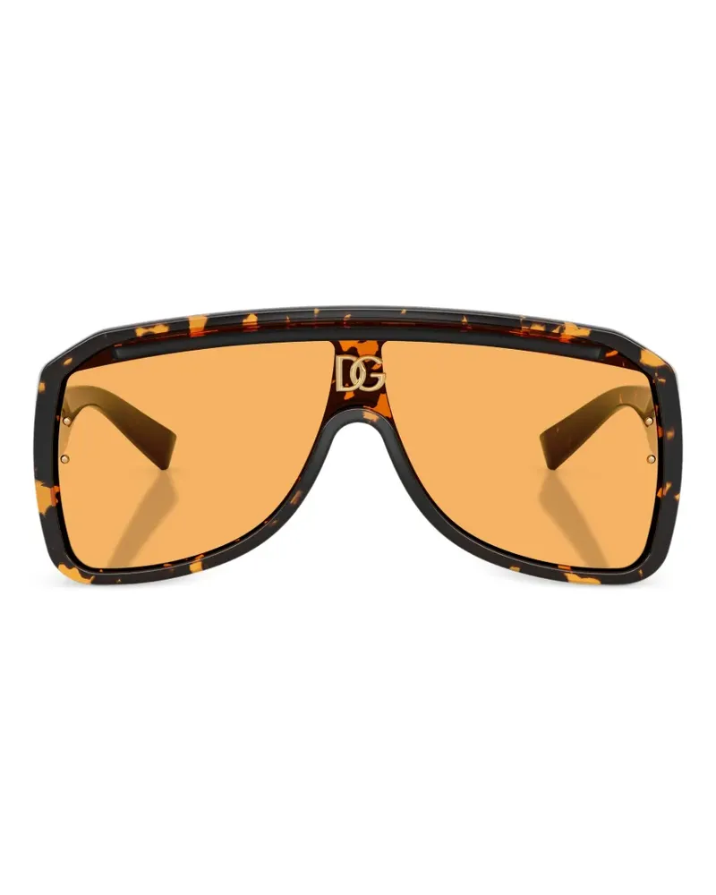 Dolce & Gabbana Pilotenbrille in Schildpattoptik - Braun Braun