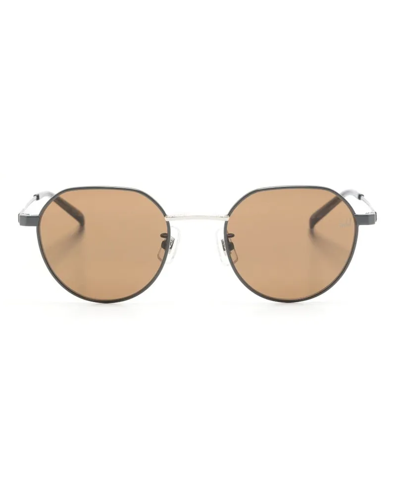 Dunhill Sonnenbrille mit rundem Gestell Grau