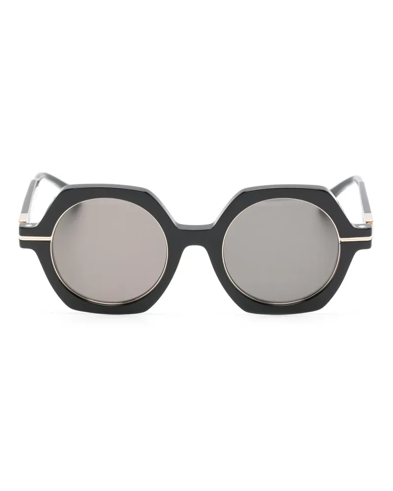 MATSUDA geometric sunglasses - Schwarz Schwarz
