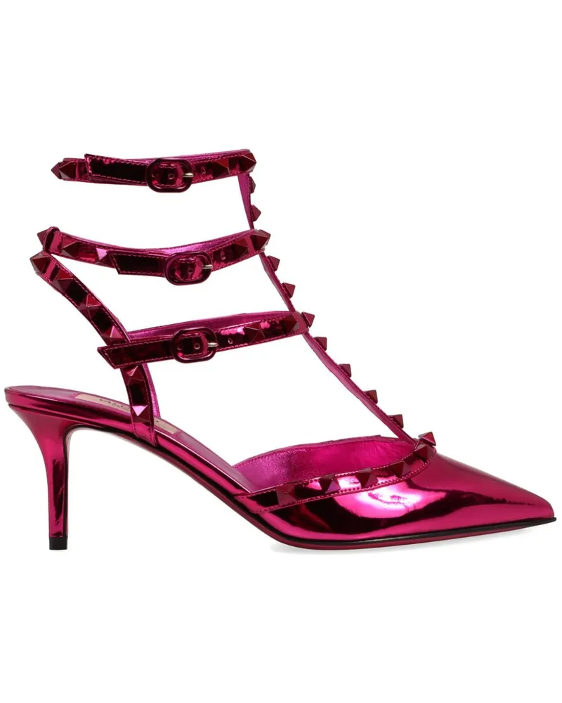 Valentino Garavani Rockstud Pumps 70mm - Rosa Rosa