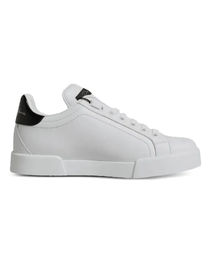 Dolce & Gabbana Sneakers mit Logo-Print - Weiß Weiß