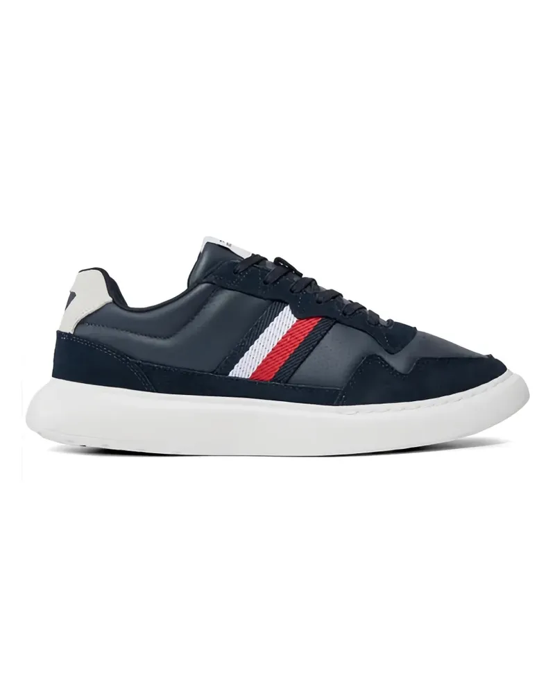 Tommy Hilfiger Gestreifte Sneakers - Blau Blau