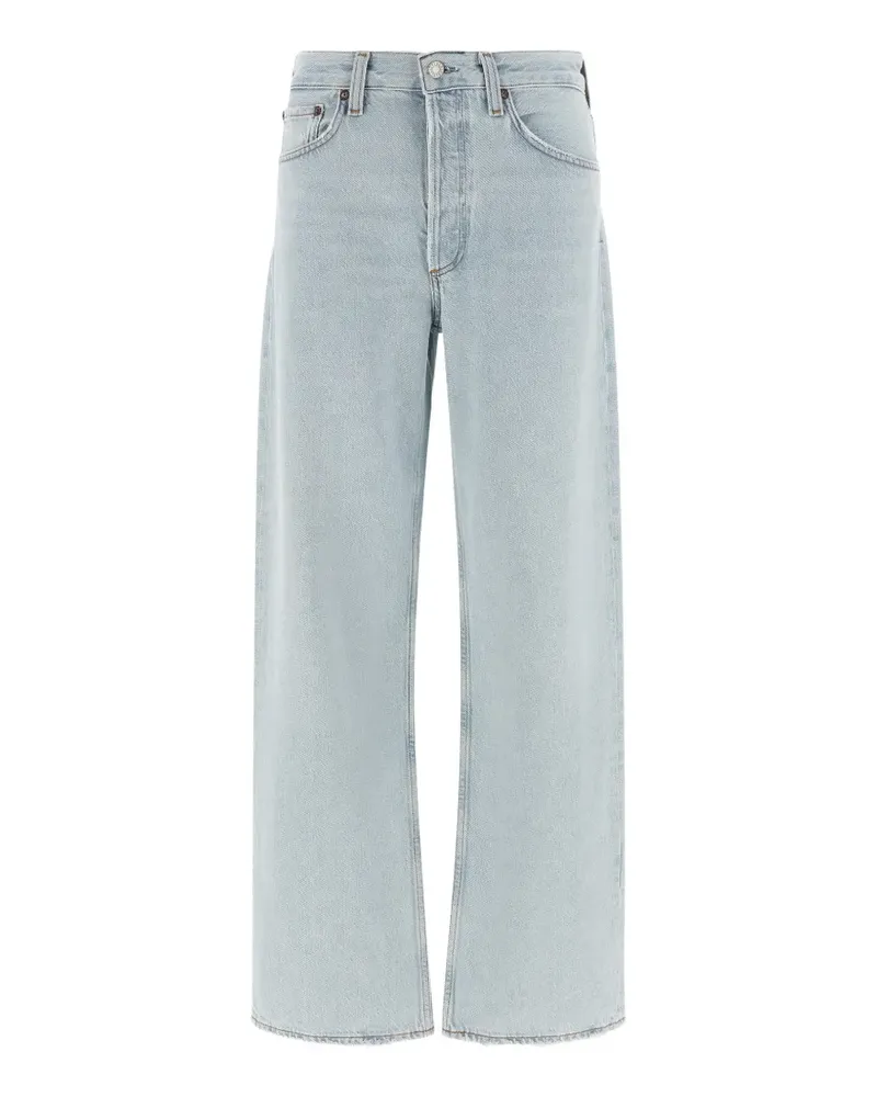 AGOLDE Arc contrast-stitch five-pocket jeans - Blau Blau