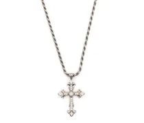 Halskette mit Fleury-Kreuzanhänger
