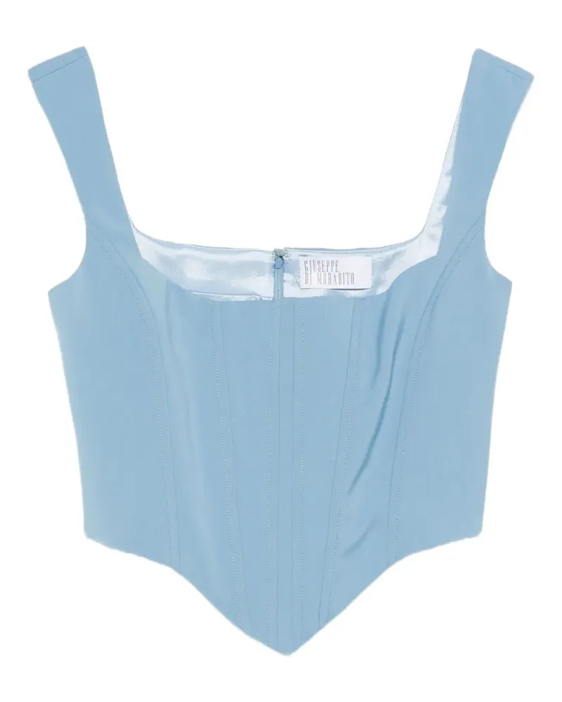 Giuseppe di Morabito square-neck top - Blau Blau