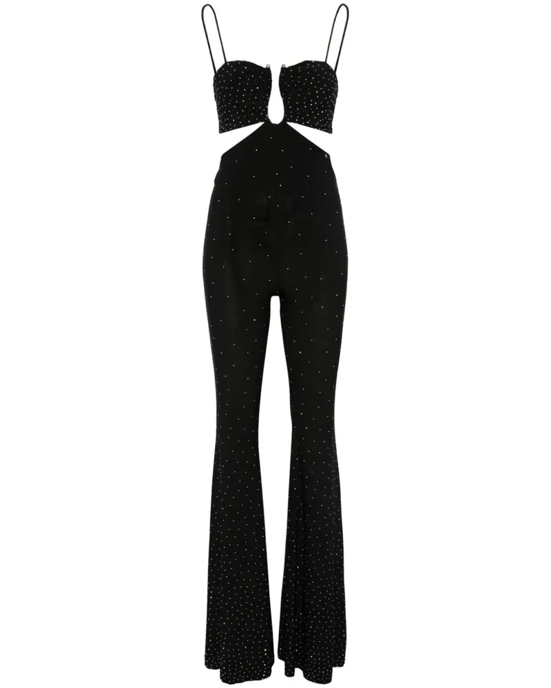 NISSA Jumpsuit mit Strass - Schwarz Schwarz