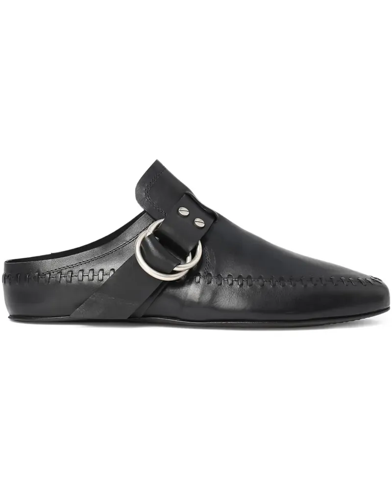 Ann Demeulemeester Ande Mules - Schwarz Schwarz