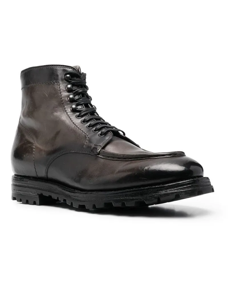 Officine Creative Italia Klassische Schnürstiefel - Grau Grau