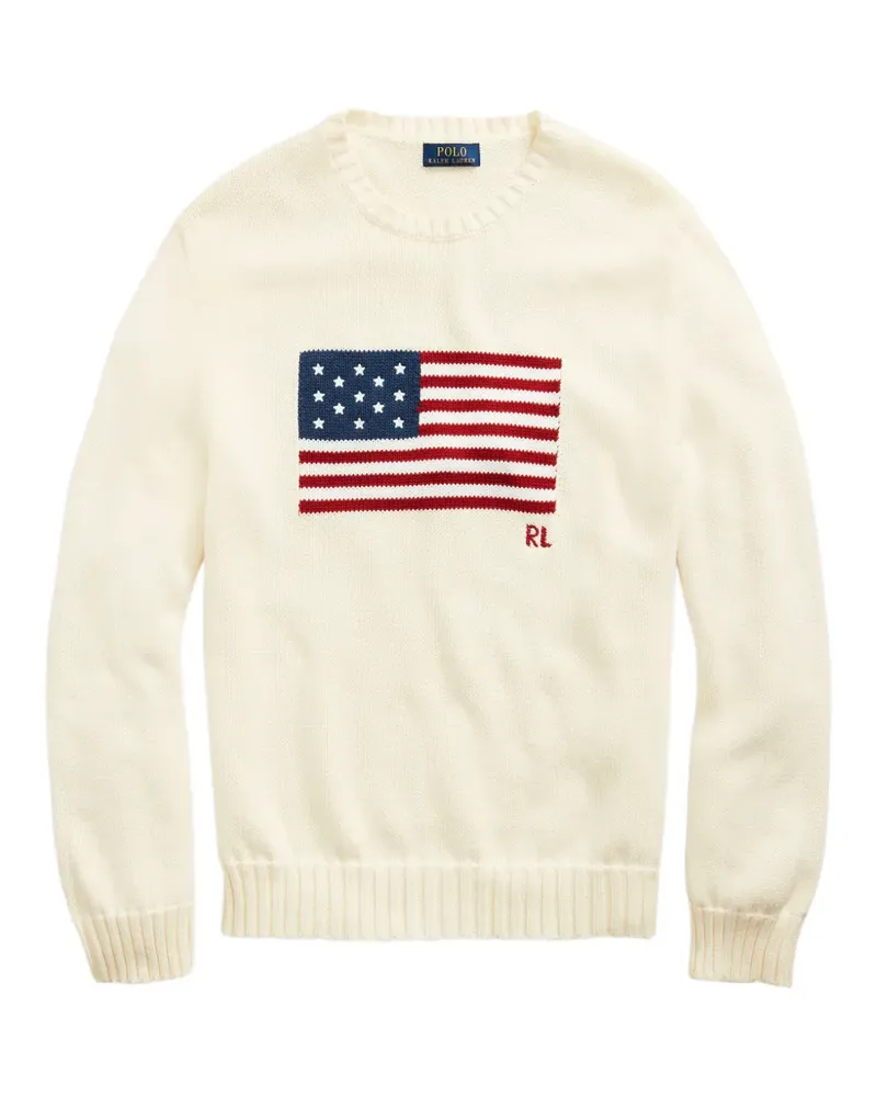 Ralph Lauren The Iconic Flag Pullover - Nude Nude