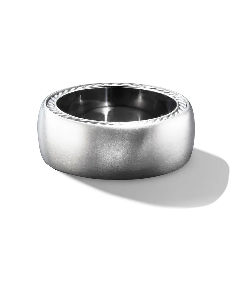 David Yurman Streamline Bandring 9mm - Silber Silber